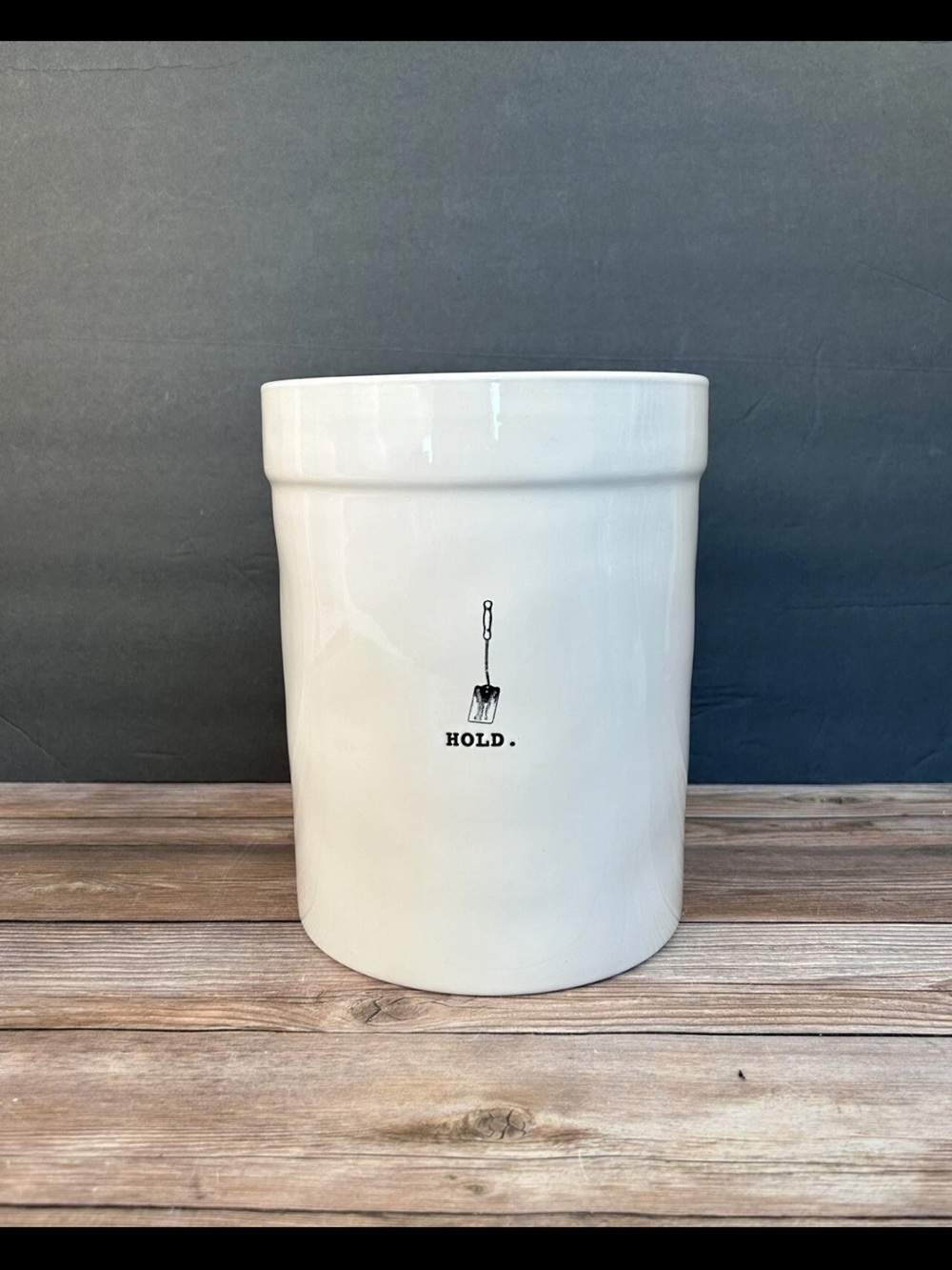 Rae Dunn large icon utensil holder